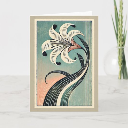 デザイナーイースターグリーティングカード シーズンカード (正面)