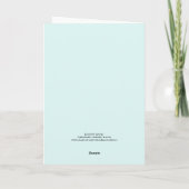 デザイナーイースターグリーティングカード シーズンカード (裏面)