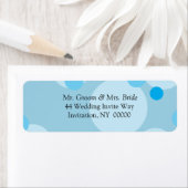 デザイナーウェディング招待ラベルシール ラベル (インサイチュ)