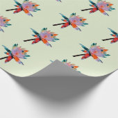 デザイナーウォーターリラッピング紙 ラッピングペーパー (角)