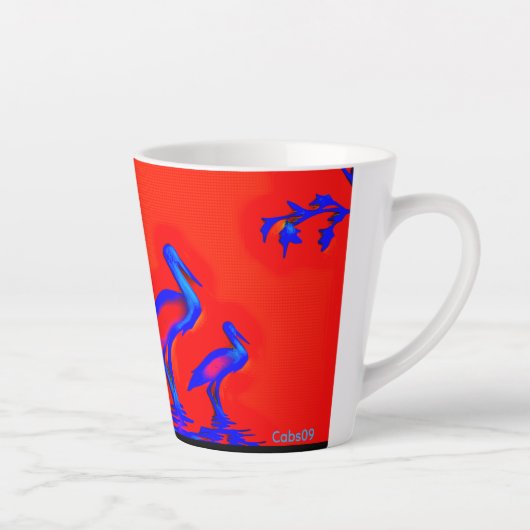 デザイナーカップ カフェラテマグ (右)