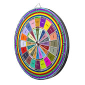 デザイナーカラー16進コード選択 ダーツボード (正面右)