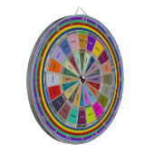 デザイナーカラー16進コード選択 ダーツボード (正面左)