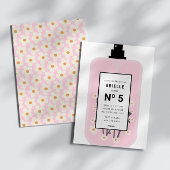 デザイナーキッズパフューム美しいスパ誕生日 招待状