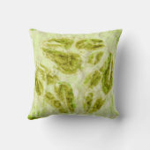 デザイナーキュウリのスライス（青） クッション (裏面)