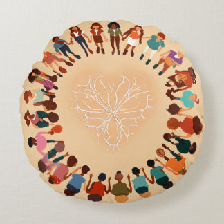 デザイナークッションカバー ラウンドクッション