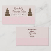 デザイナーケーキ 名刺 (正面/裏面)