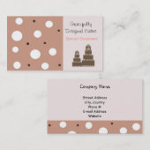 デザイナーケーキ 名刺 (正面/裏面)