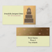 デザイナーケーキ 名刺 (正面/裏面)