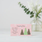 デザイナーケーキ 名刺 (スタンド正面)