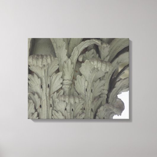 デザイナーコラムトップ写真包まれたCANV キャンバスプリント (正面)