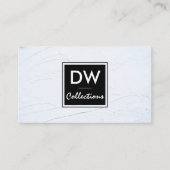 デザイナーコレクション |白いテクスチャ 名刺 (正面)