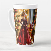 デザイナーコーヒーマグ カフェラテマグ (左アングル)