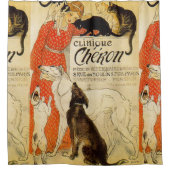 デザイナーシャワー・カーテン-獣医のBathのギフト シャワーカーテン (正面)