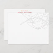 デザイナースクライブパーソナル文房具/ノテカード ノートカード (正面/裏面)