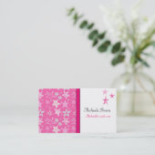 デザイナースタープロファイルカードテンプレート 名刺 (スタンド正面)