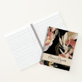 デザイナーズチョイス アーティスティック アブストラクト ネーム入り ノートブック (内部)