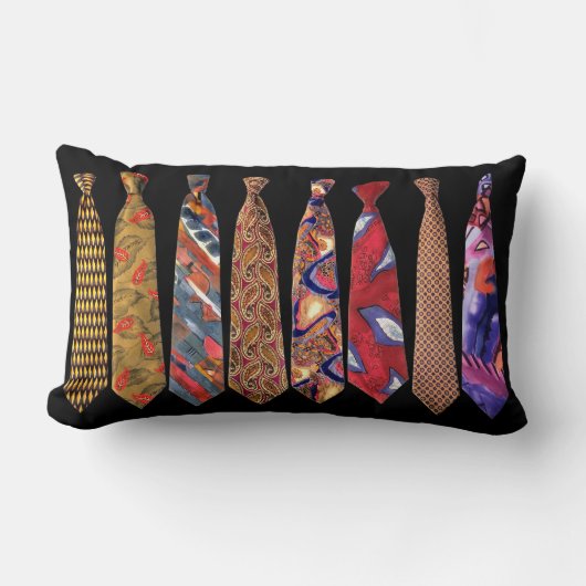 デザイナータイのコレクション ランバークッション (正面)