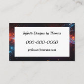 デザイナーネオンインフィニティシンボル 名刺 (裏面)