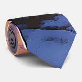 デザイナーネックタイサンセットラベンダー ネクタイ (ロール)