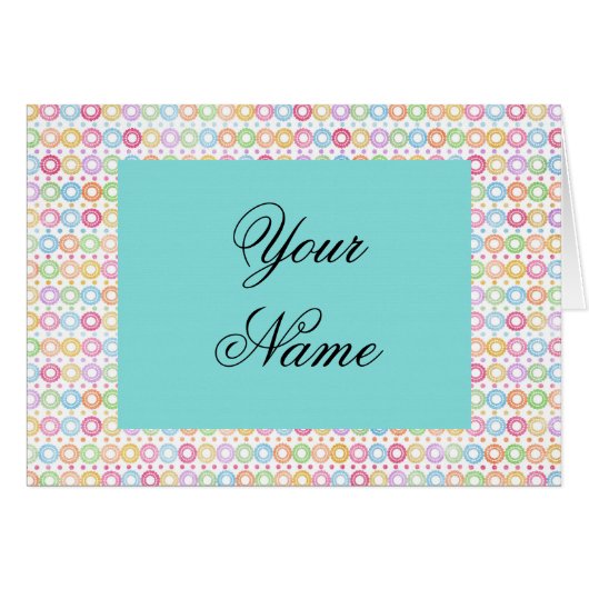 デザイナーノートカードテンプレート (正面横)