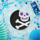 デザイナーハロウィーン、グッチスカル ペーパープレート (パーティー)