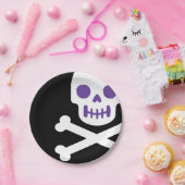 デザイナーハロウィーン、グッチスカル ペーパープレート (パーティー)