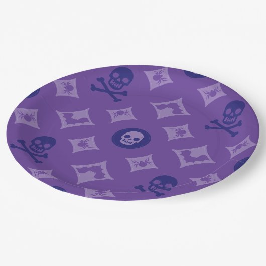 デザイナーハロウィーン、ルイスカル ペーパープレート (アングル)