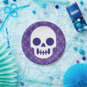 デザイナーハロウィーン、ヴィトンスカル ペーパープレート (パーティー)