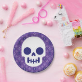 デザイナーハロウィーン、ヴィトンスカル ペーパープレート (パーティー)