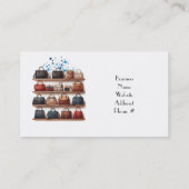 デザイナーハンドバッグとアクセサリー名刺 名刺 (裏面)