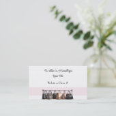 デザイナーハンドバッグビジネスカード 名刺 (スタンド正面)