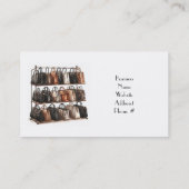 デザイナーハンドバッグビジネスカード 名刺 (裏面)