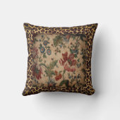 デザイナーヒョウの枕 クッション (裏面)