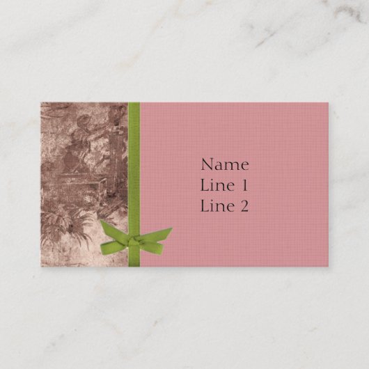 デザイナービジネス – プロファイルカード 名刺 (正面)