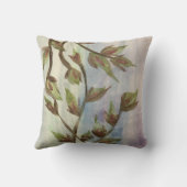 デザイナーピローマウーブ、ブルース、ブラウン クッション (裏面)