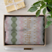 デザイナーピンクと緑の母親の日 薄葉紙 (ギフト)