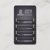 デザイナーファブリックスタイル 名刺 (正面)