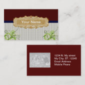 デザイナーフォトプロファイルカード 名刺 (正面/裏面)