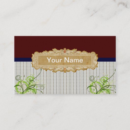 デザイナーフォトプロファイルカード 名刺 (正面)