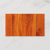 デザイナーフロアーリングの木製のタイルの名刺 名刺 (裏面)