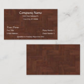 デザイナーフロアーリングの木製のタイルの名刺 名刺 (正面/裏面)