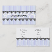 デザイナーブルービジネスカードテンプレート 名刺 (正面/裏面)