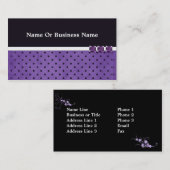 デザイナープロファイルまたは名刺テンプレート 名刺 (正面/裏面)