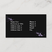 デザイナープロファイルまたは名刺テンプレート 名刺 (裏面)