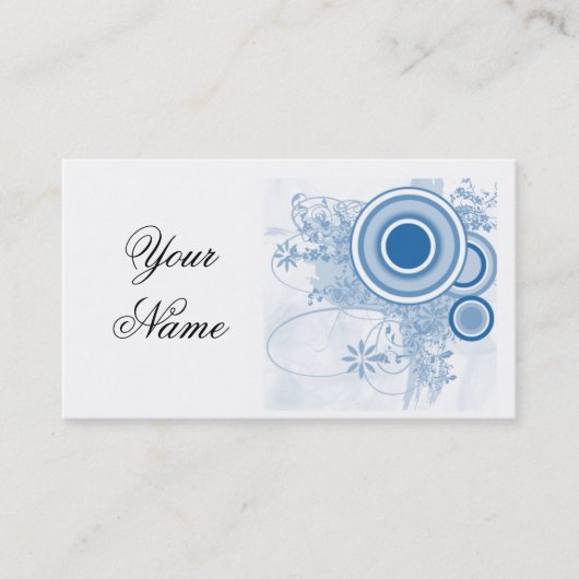 デザイナープロファイルカードテンプレート 名刺 (正面)