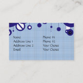 デザイナープロファイルカード 名刺 (裏面)