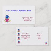 デザイナープロファイルカード 名刺 (正面/裏面)