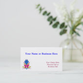 デザイナープロファイルカード 名刺 (スタンド正面)