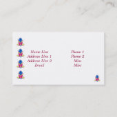 デザイナープロファイルカード 名刺 (裏面)